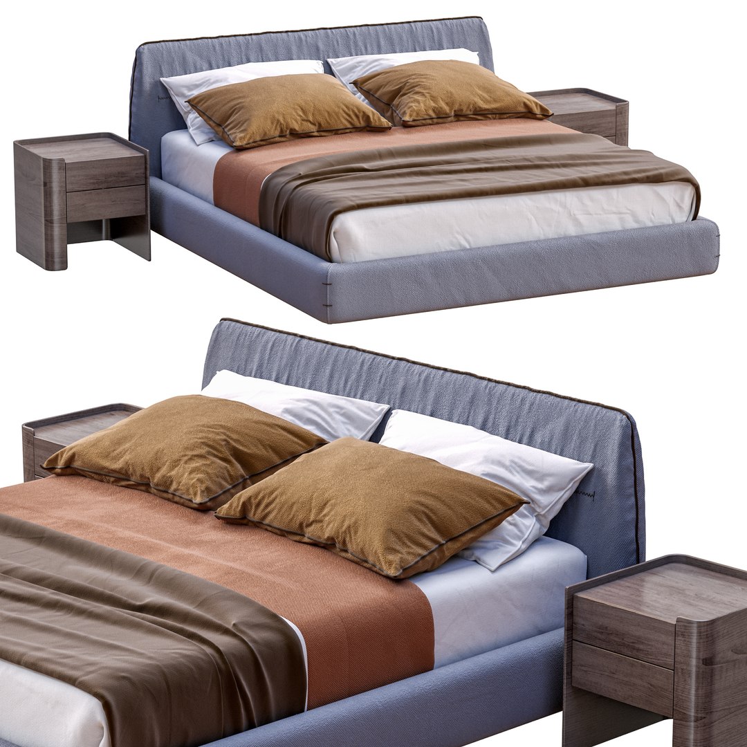 3D Poliform Bed Jacqueline - TurboSquid 1895679