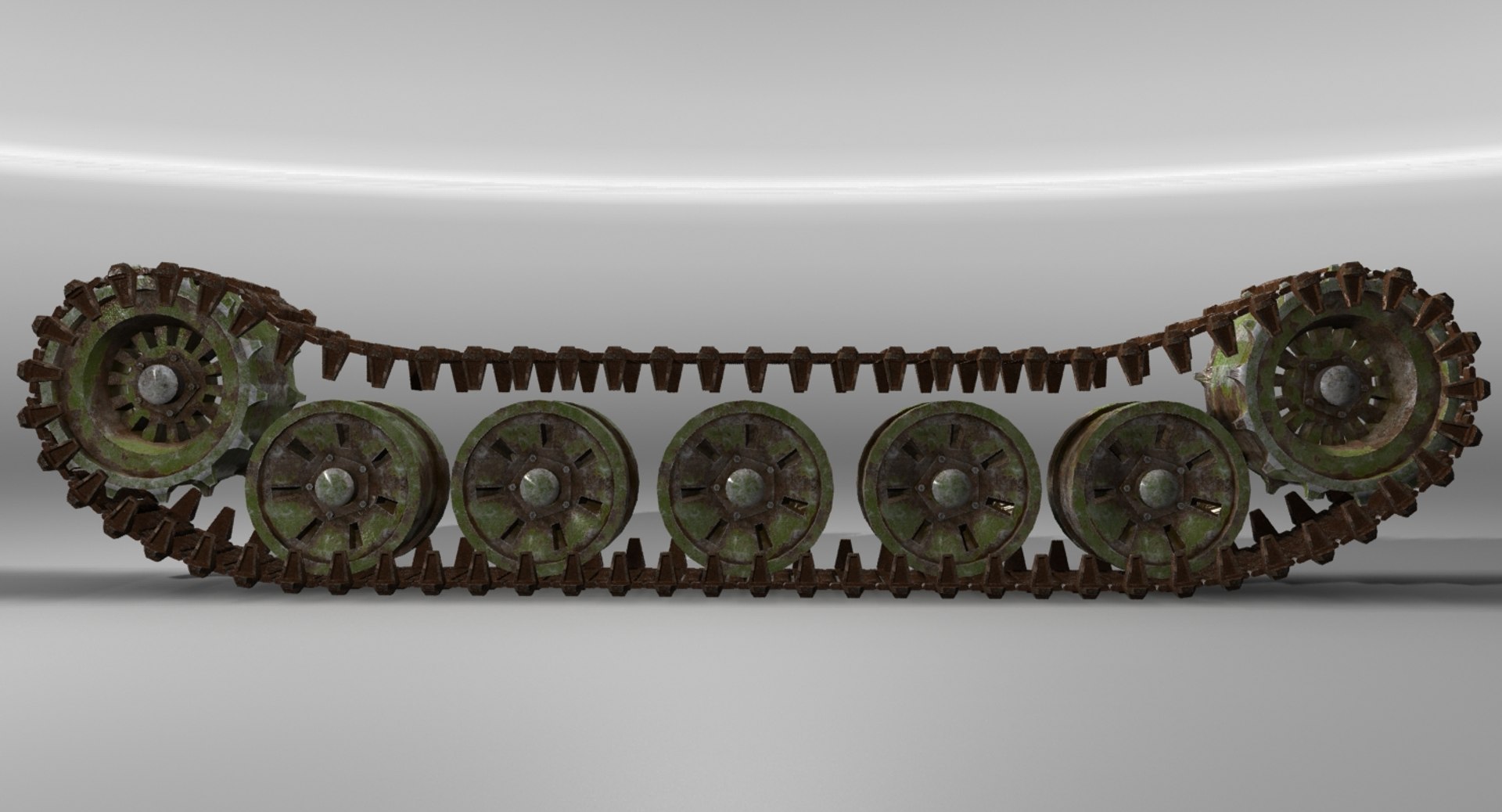 Tank Tracks Animation Wheel Model - TurboSquid 1213081