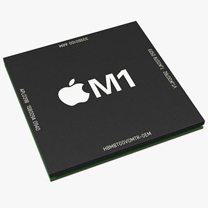 Apple M1 System on a Chip 3D