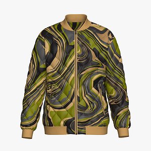 Neck Rib Classic Puffer Jacket model