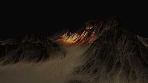volcano obj