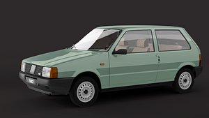 1983 Fiat Uno 45 3D model
