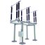 HV Substation Vertical Disconnect Switch Break 45