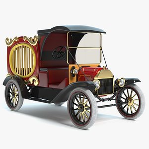 3D circus wagon model