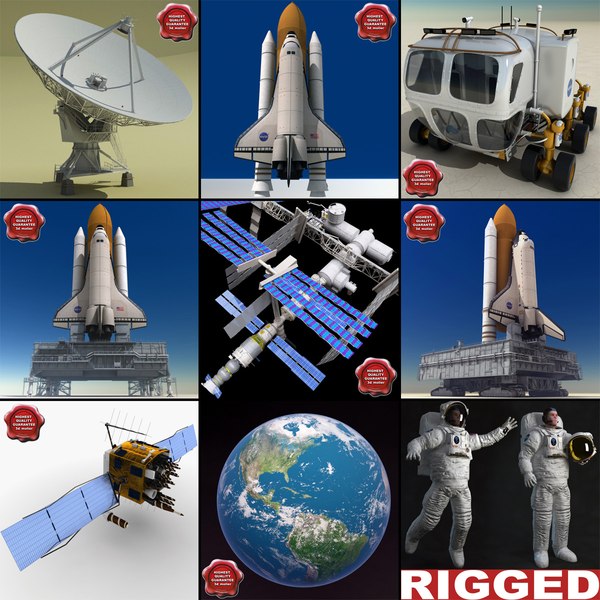 Collection Space Station 3D Models for Download | TurboSquid