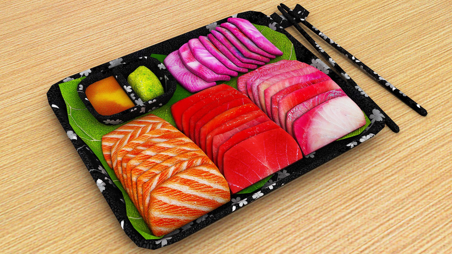 3D Sashimi Model - TurboSquid 1912978
