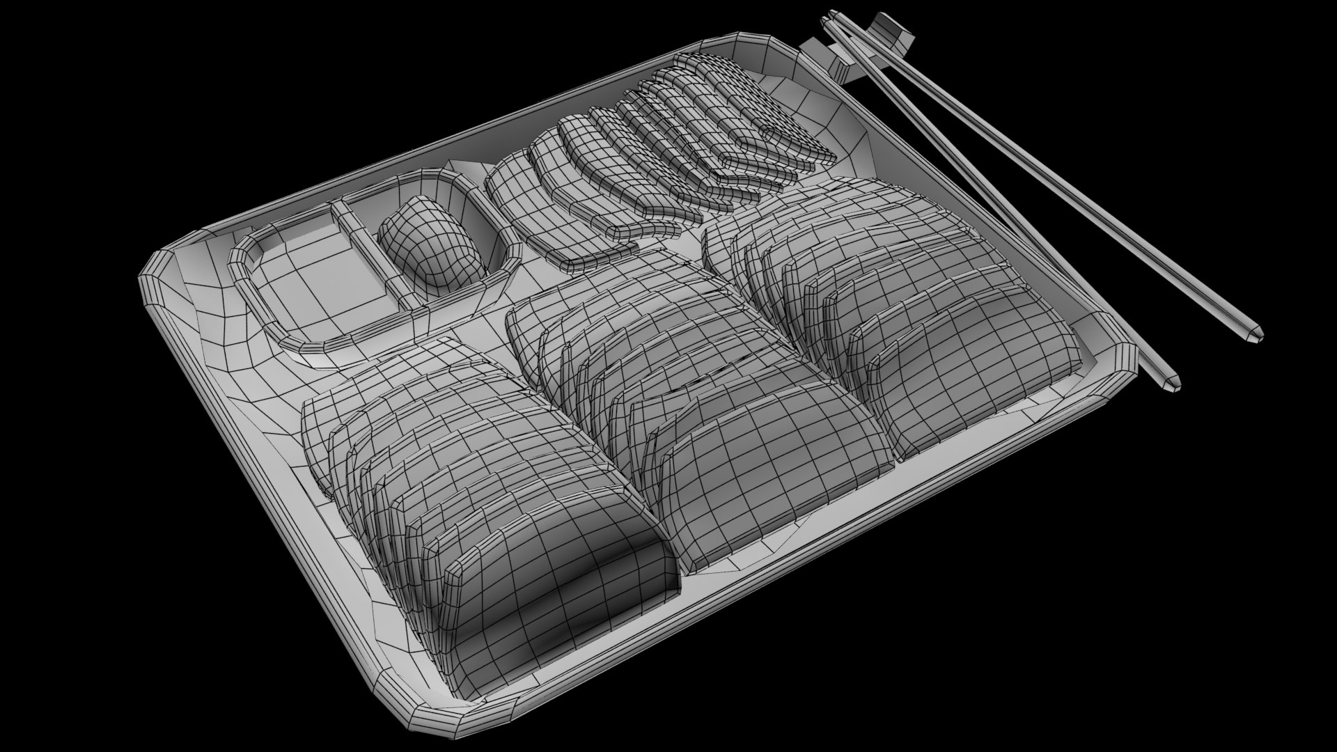 3D Sashimi Model - TurboSquid 1912978