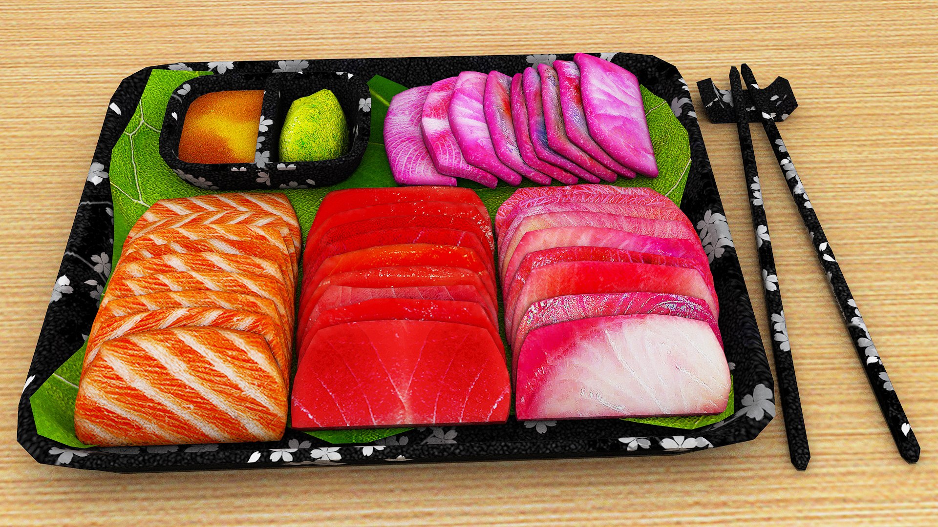 3D Sashimi Model - TurboSquid 1912978