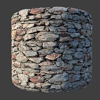 4k vray material masonry, rock wall seamless texture