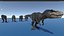 Dinosaur Tyrannosaurus Rex Stan Unity - FBX