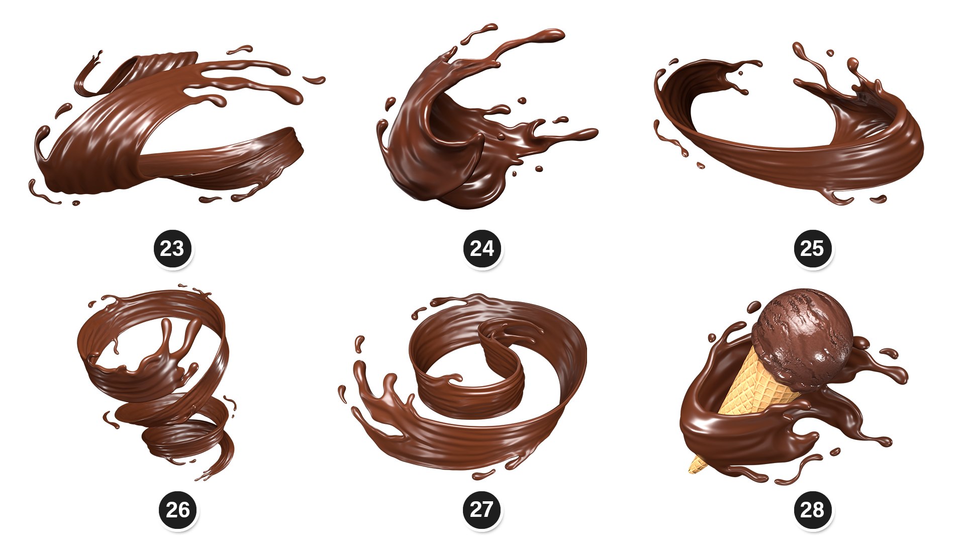 3D Splash Liquid Chocolate 34 Meshes 3D Model Collection model https://p.turbosquid.com/ts-thumb/TK/60Ovxe/VK/preview_4/jpg/1770287076/1920x1080/fit_q87/ff46b831767b56e7ae26444b2424f164613aacfb/preview_4.jpg