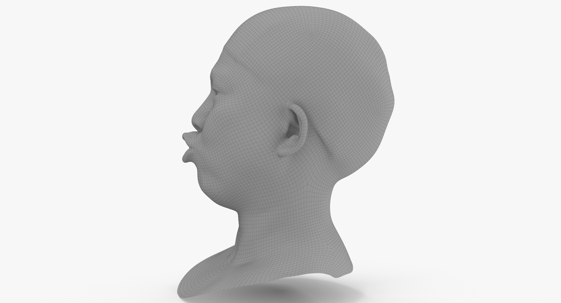 3D Mei Human Head Lip Funneler AU22 Clean Scan - TurboSquid 1746967