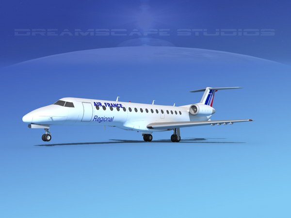 embraer erj 3D model