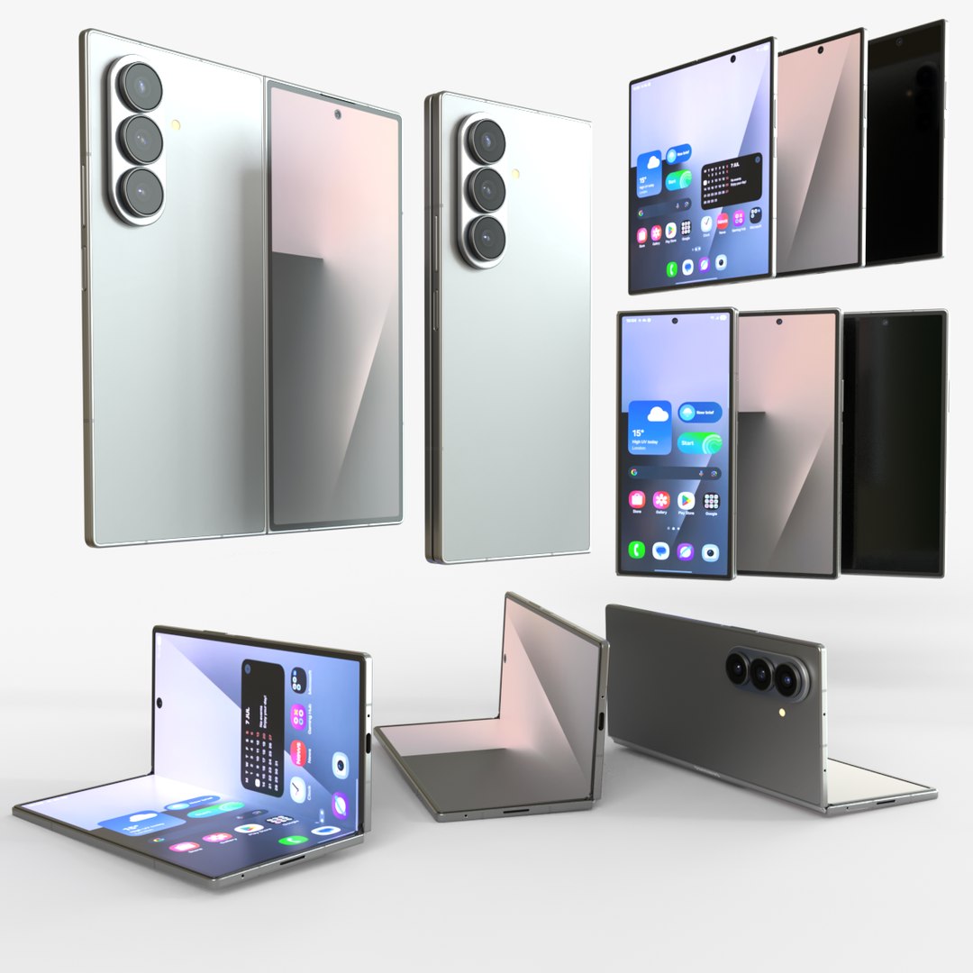 Galaxy Z Fold7 シルバーシャドウ モックアップ 模型 Samsung Galaxy Z