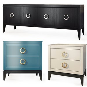 Sideboard nightstand by LuLu 3D model