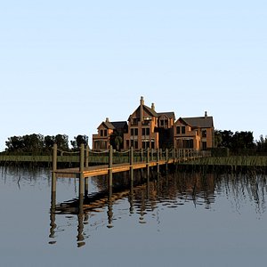 3D Lake Cottage