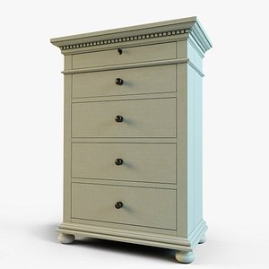 max st james narrow 5-drawer