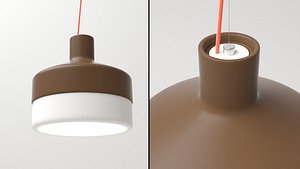 3D ceramic pendant lamp juana model