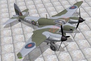 3d model haviland mosquito