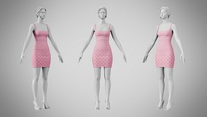 3D Dress 52 Carissma model