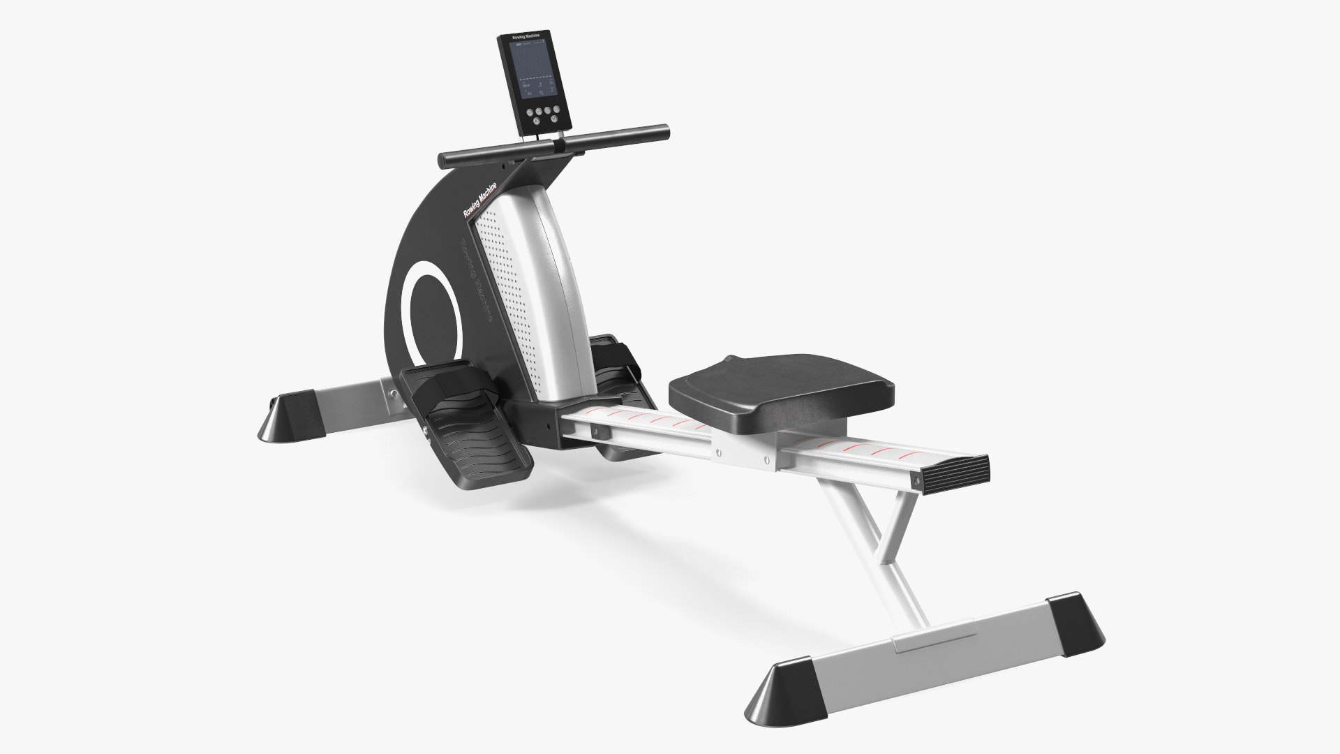 Magnetic Rowing Machine 3D model preview