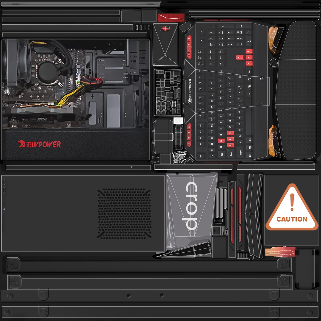 3D Model PC AM010A Desktop - TurboSquid 2251082