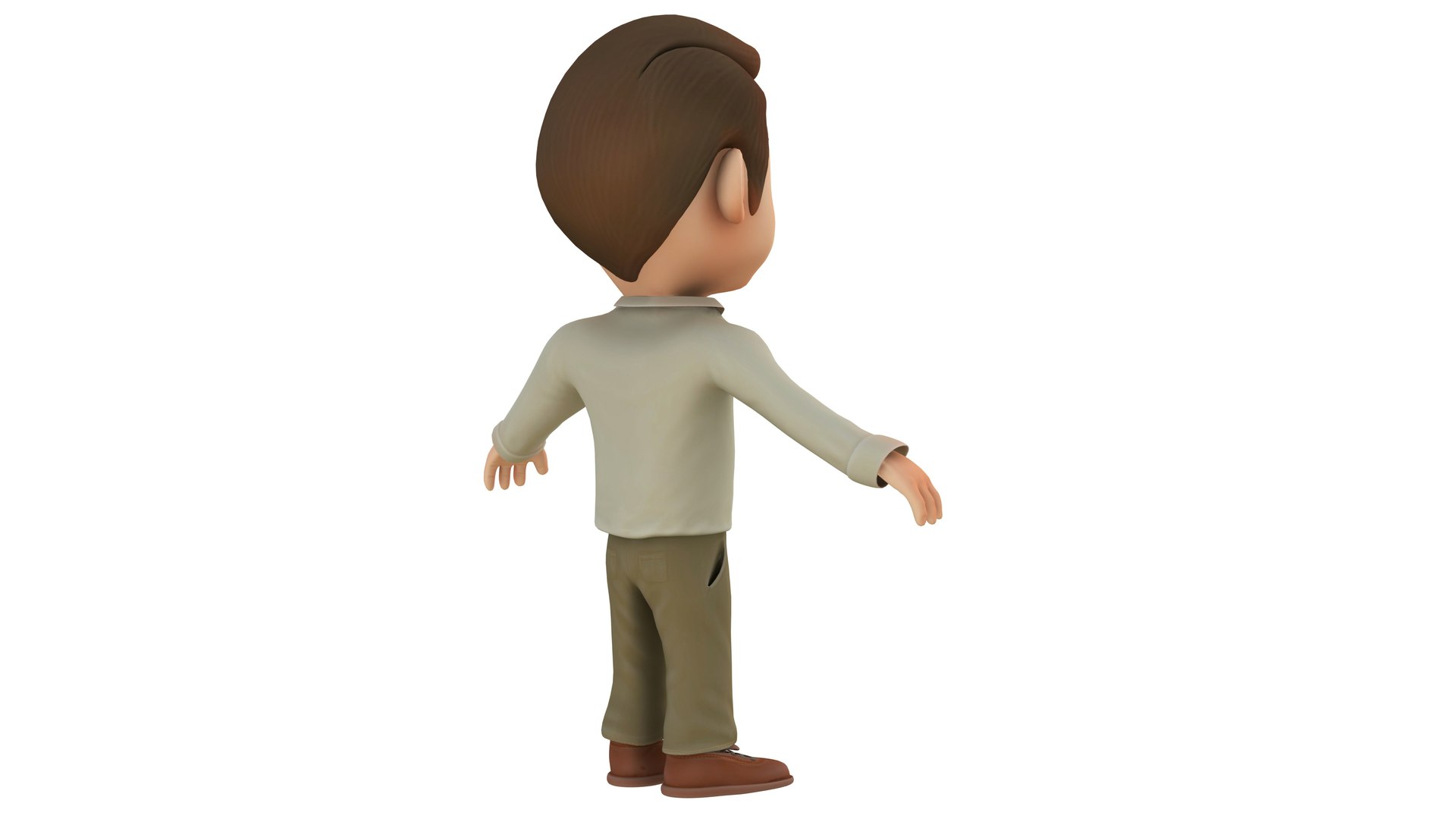 Cartoon Family Mother Father Boy 3D Model - TurboSquid 2215929