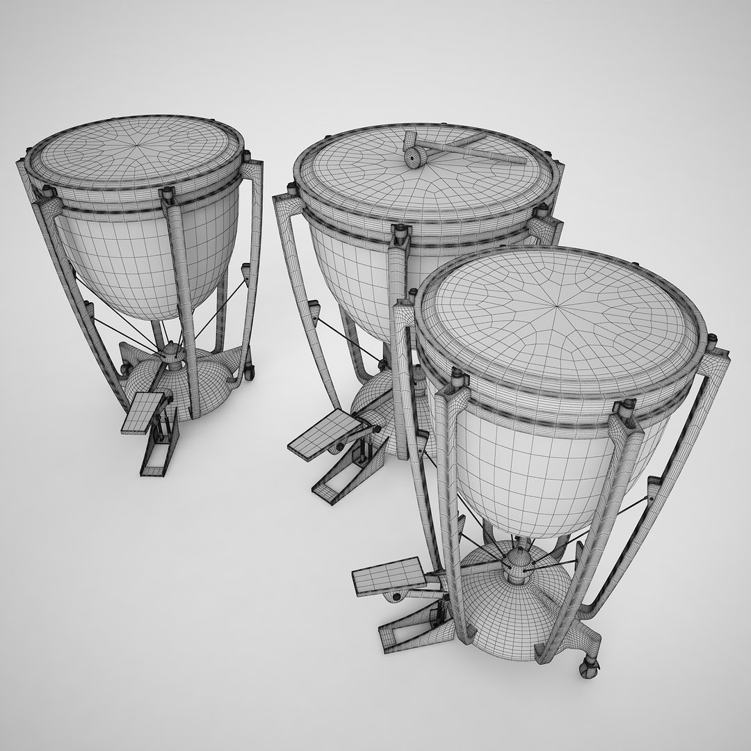 3d Model Kettle Drum