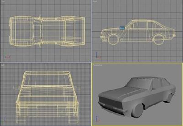 3d racing car model