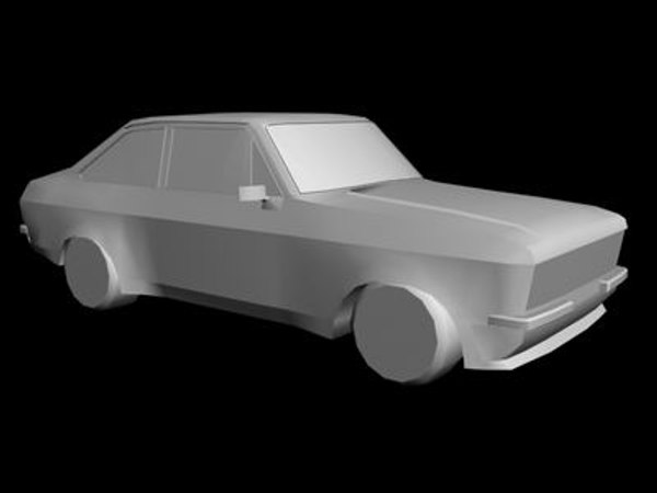 3d racing car model