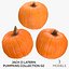 Jack o Latern Pumpkins Collection 02 - 3 models