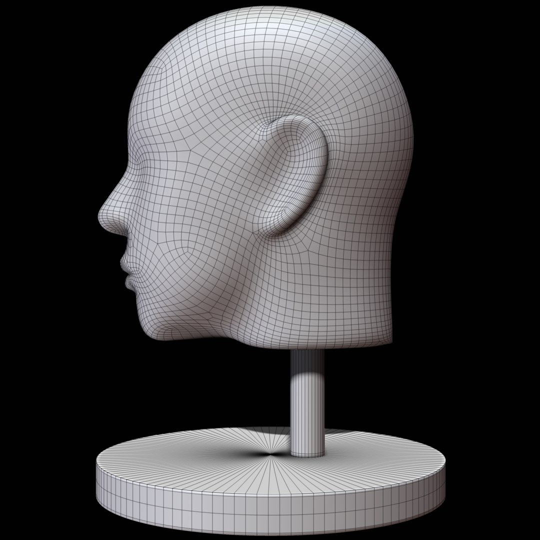 3D Mannequin Head Man Model - TurboSquid 1152584
