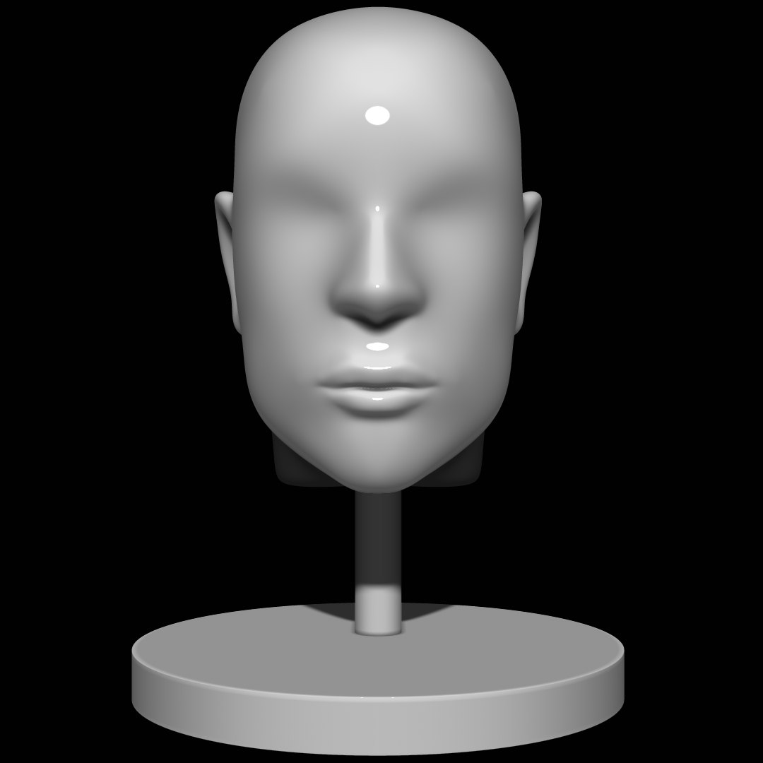 3D Mannequin Head Man Model - TurboSquid 1152584