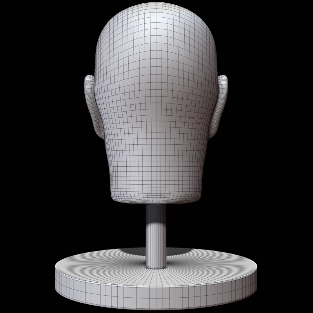 3D Mannequin Head Man Model - TurboSquid 1152584