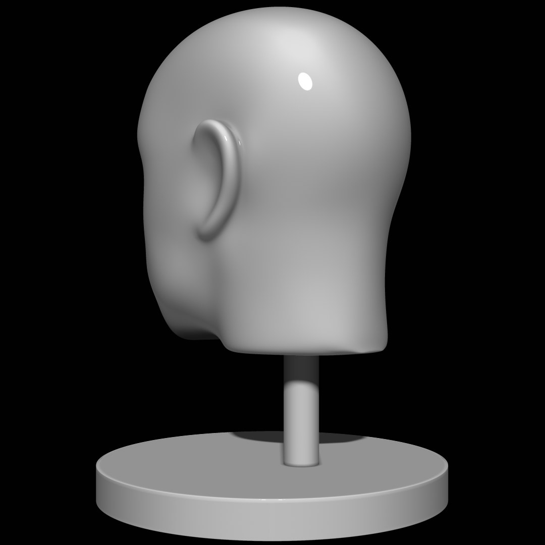3D Mannequin Head Man Model - TurboSquid 1152584