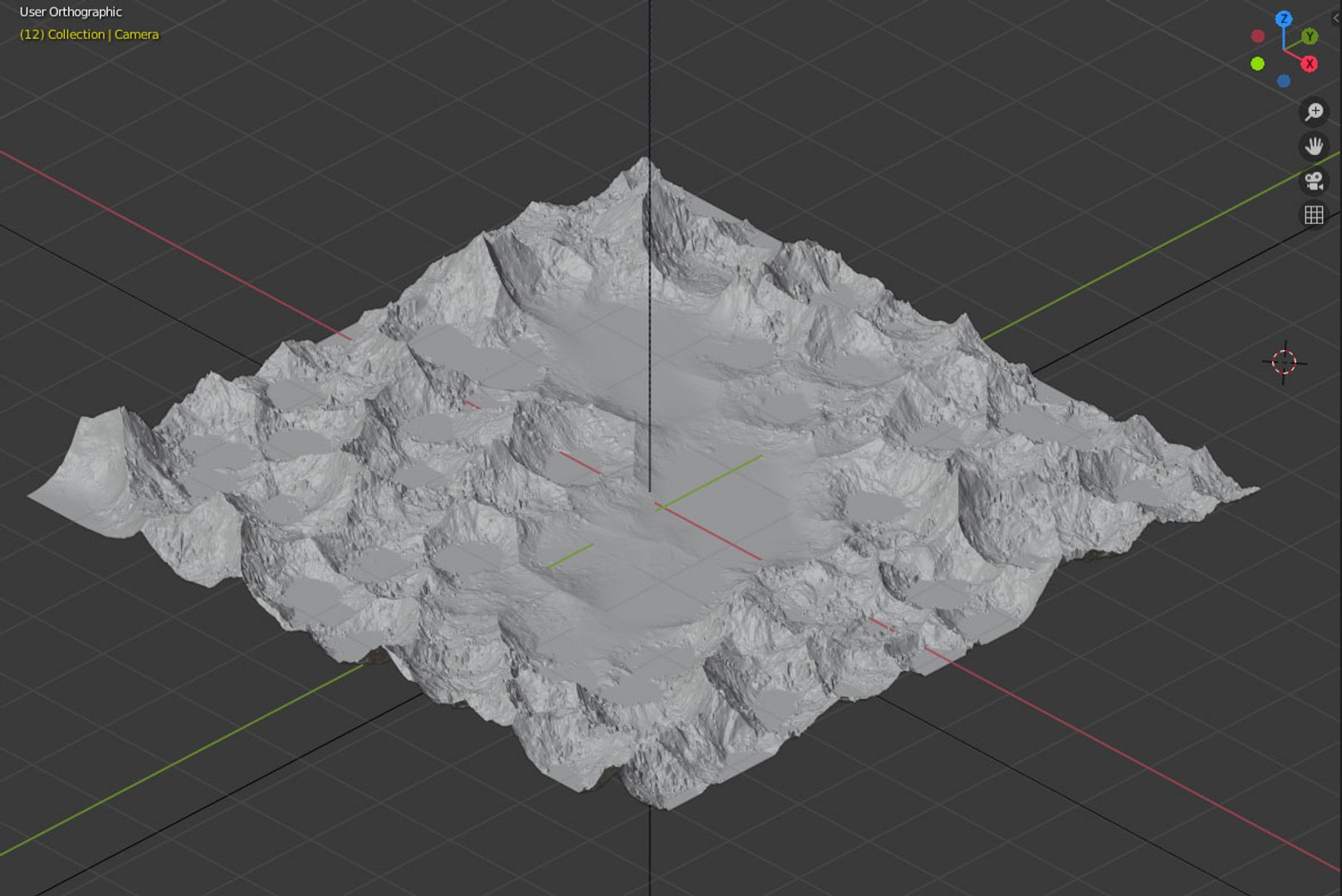 Valley Snowy Mountains 3D Model - TurboSquid 1540537