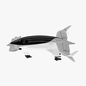 3D Lilium Jet Flying Taxi 2024