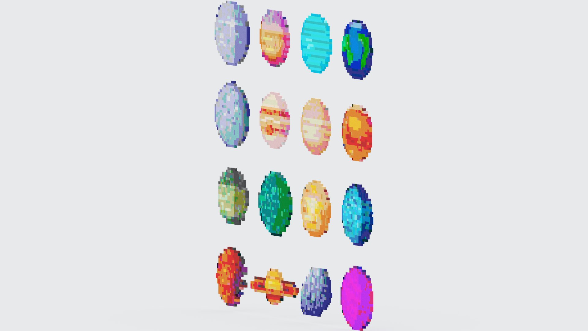 3D Pixel Planet Pack - TurboSquid 2021560