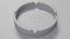 3D Ashtray White model