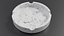 3D Ashtray White model