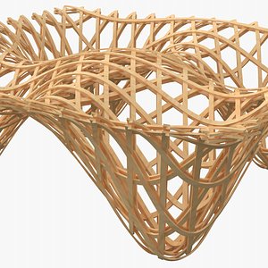 Parametric Woven Timber Canopy Structure