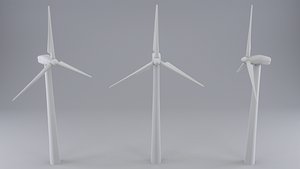 3D model wing turbine