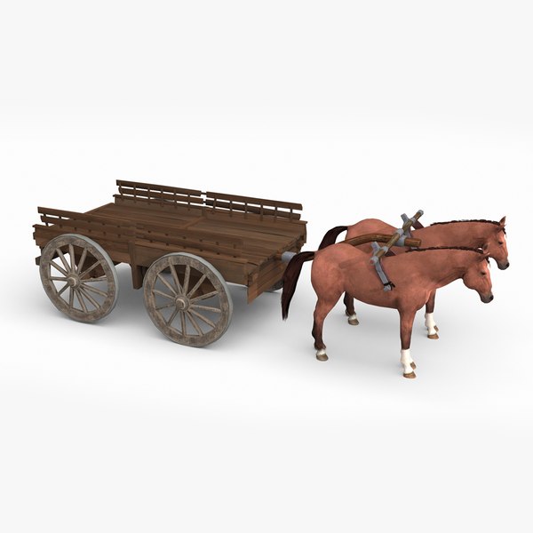 ancient vehicle transporting wagons Modelo 3D - TurboSquid 1974265