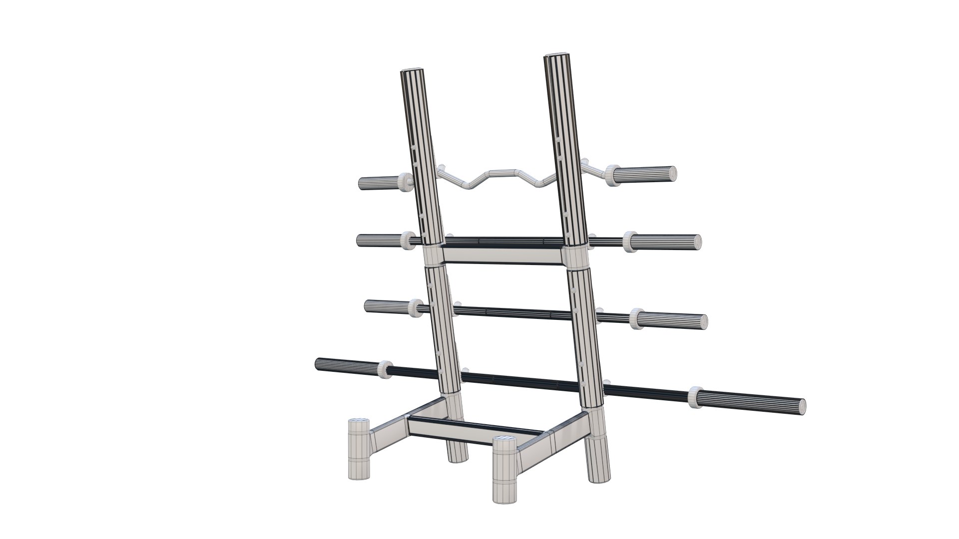 3D Gym Rods Stand Model - TurboSquid 2376437