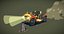 carro buggy low poly