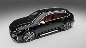 AUDI RS6 AVANT 2020 BLACK