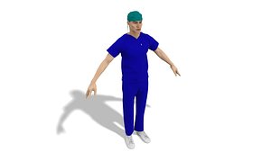 3D Nursing Clothing model