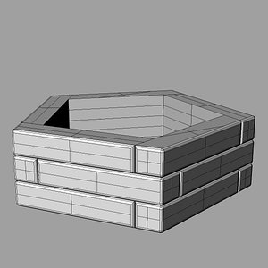 pentagonal flowerpot 3dm free