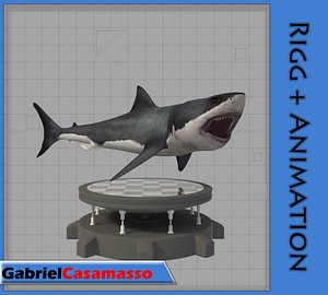 Great White Shark Model (Blender) by ScorchingKami on DeviantArt