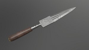 mediterranean dagger 3D model